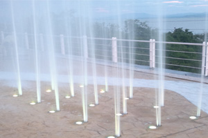 Boquillas para fuentes de piso con iluminacion AFBgroup